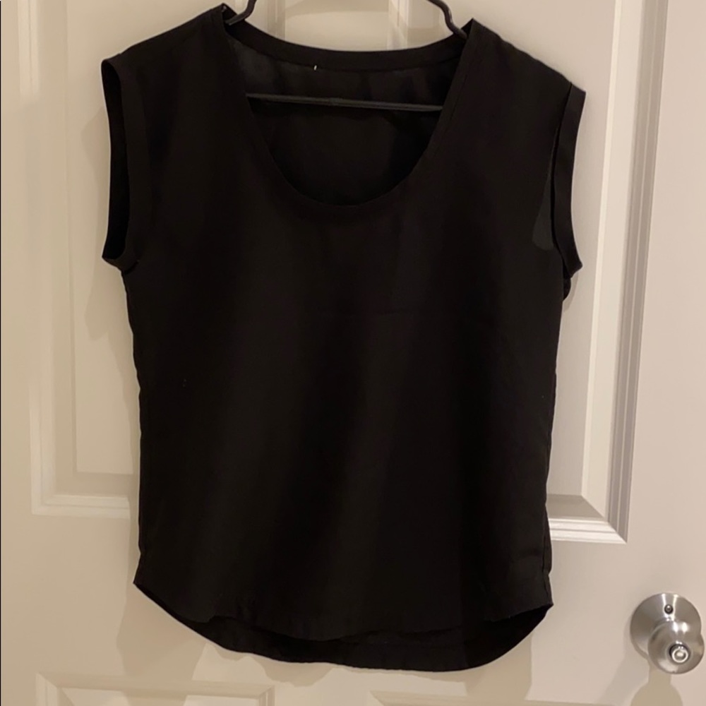 J Crew Factory Shirt. All black size 2